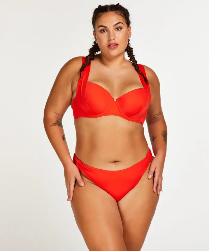 Hunkemller Sardinia Padded Underwired Bikini Top 8211 Red Red 8211 Women Hunkemller Sardinia Padded Underwired Bikini Top 8211 Red Red 8211 Women