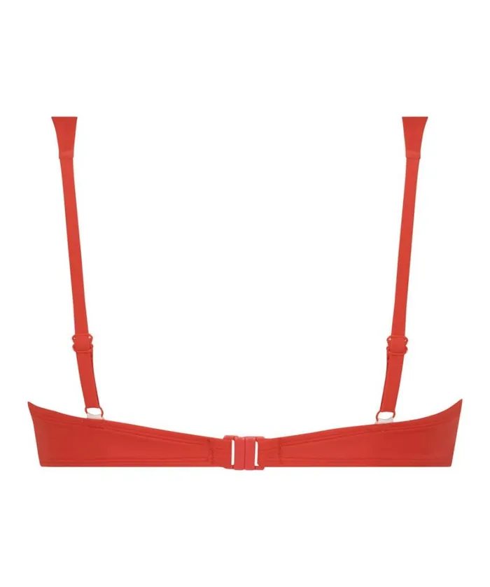Hunkemller Sardinia Padded Underwired Bikini Top 8211 Red Red 8211 Women Hunkemller Sardinia Padded Underwired Bikini Top 8211 Red Red 8211 Women