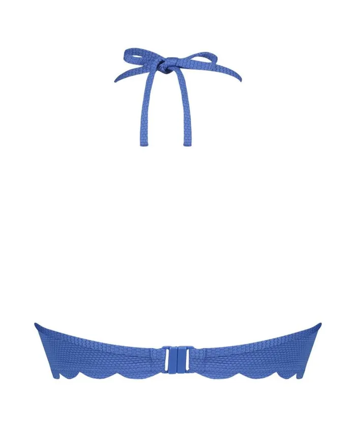 Hunkemller Scallop Pushup Underwired Bikini Top Cup A 8211 E 8211 Blue Blue 8211 Women Hunkemller Scallop Pushup Underwired Bikini Top Cup A 8211 E 8211 Blue Blue 8211 Women