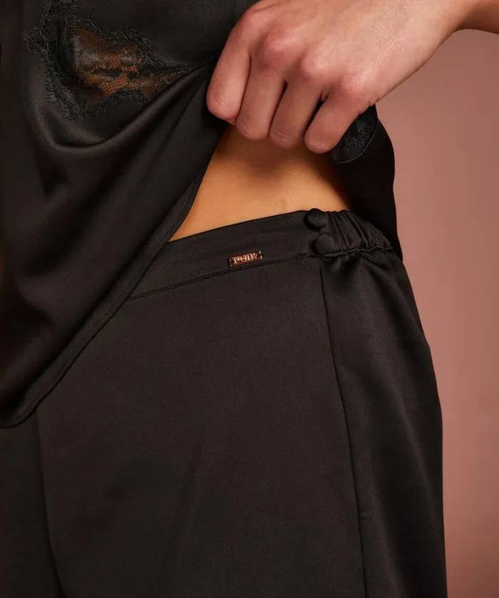 Hunkemller Sophia Wide Leg Lace Pants 8211 Black Black 8211 Women Hunkemller Sophia Wide Leg Lace Pants 8211 Black Black 8211 Women