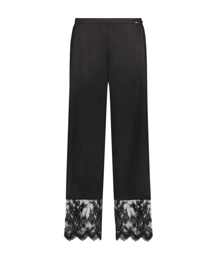 Hunkemller Sophia Wide Leg Lace Pants 8211 Black Black 8211 Women Hunkemller Sophia Wide Leg Lace Pants 8211 Black Black 8211 Women