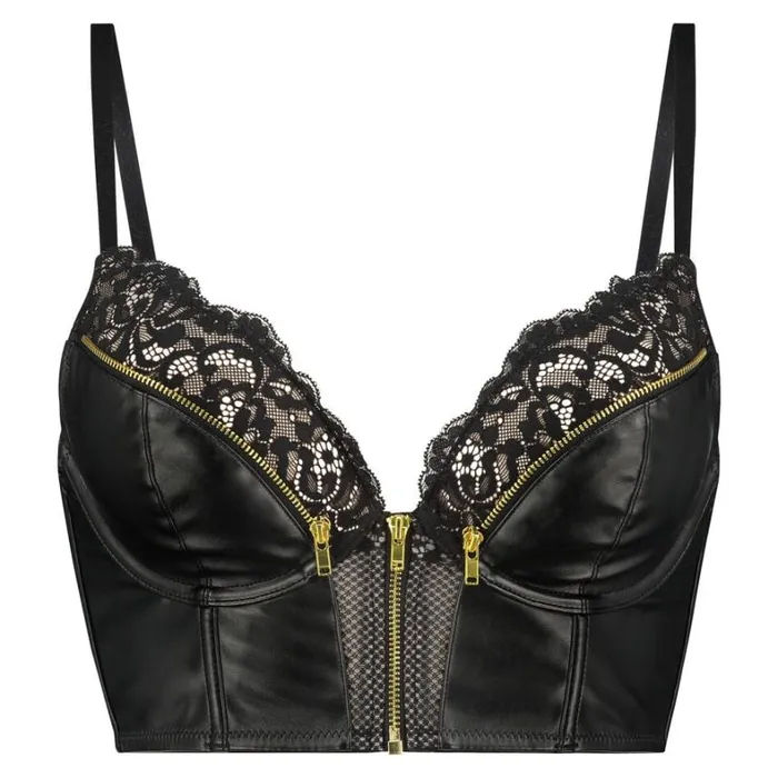 Hunkemller Talia Padded Longline Underwired PushUp Bra 8211 Black Black 8211 Women Hunkemller Talia Padded Longline Underwired PushUp Bra 8211 Black Black 8211 Women