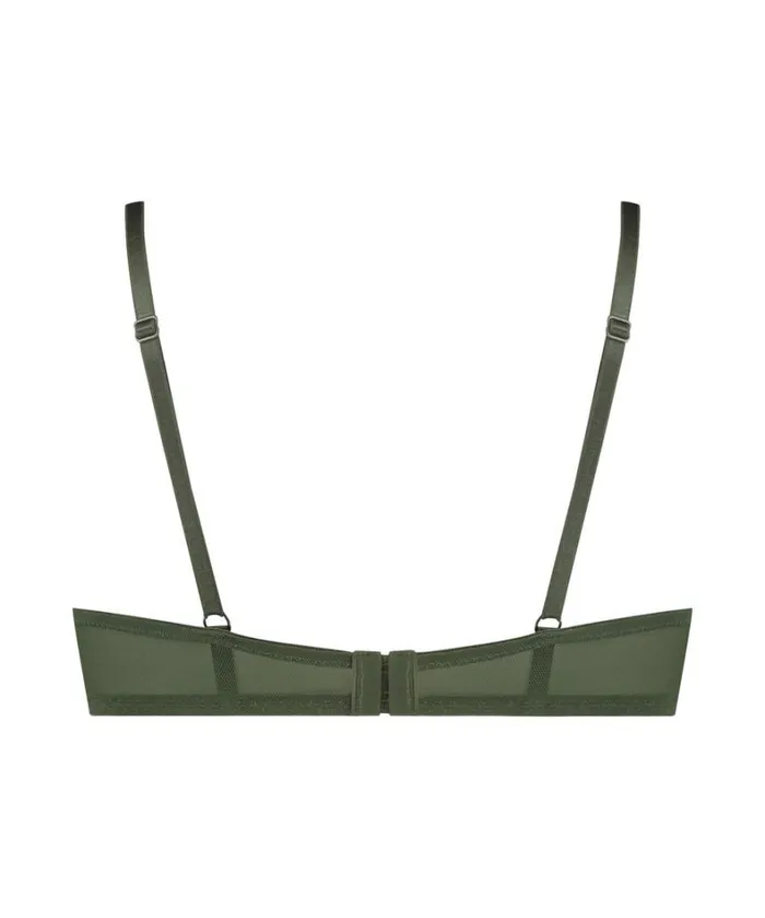 Hunkemller Teddy Padded PushUp Underwired Bra 8211 Green Green 8211 Women Hunkemller Teddy Padded PushUp Underwired Bra 8211 Green Green 8211 Women
