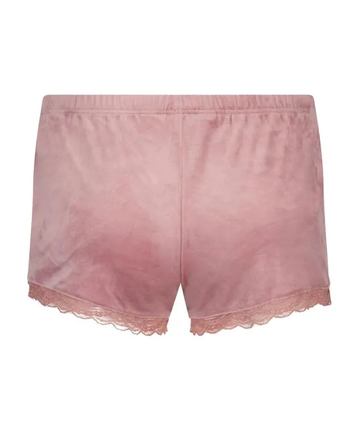 Hunkemller Velvet Lace Shorts 8211 Pink Pink 8211 Women Hunkemller Velvet Lace Shorts 8211 Pink Pink 8211 Women