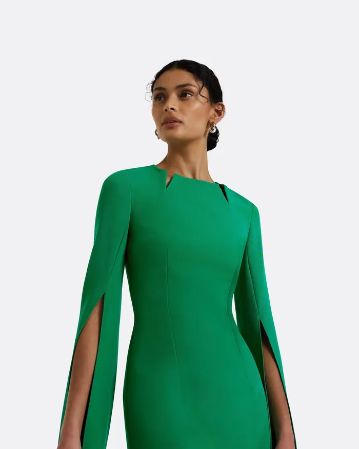 Icons Safiyaa Women Talin Emerald Long Dress Emerald