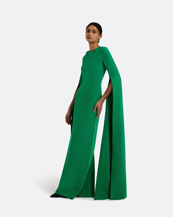 Icons Safiyaa Women Talin Emerald Long Dress Emerald