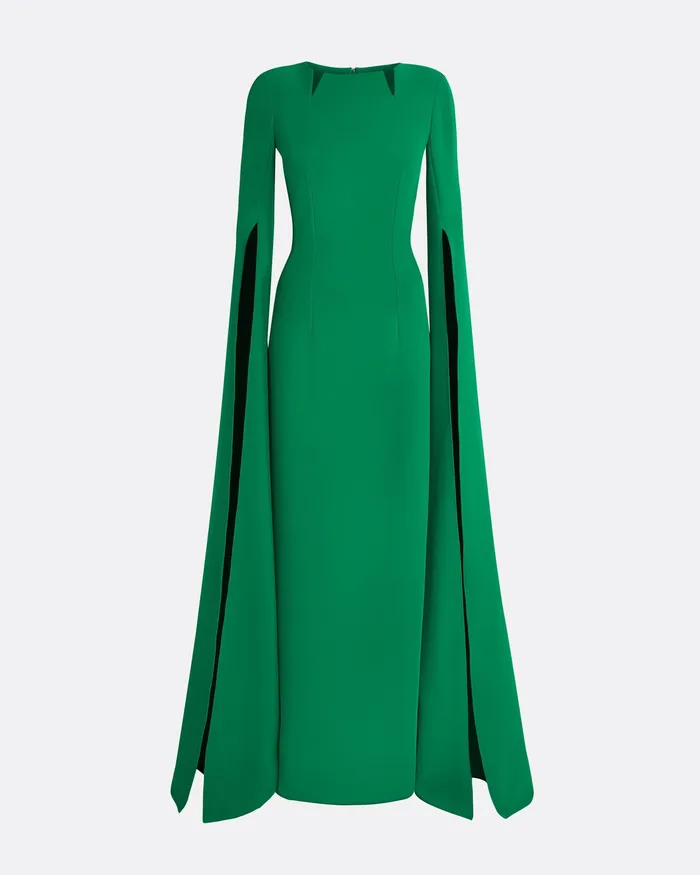 Icons Safiyaa Women Talin Emerald Long Dress Emerald