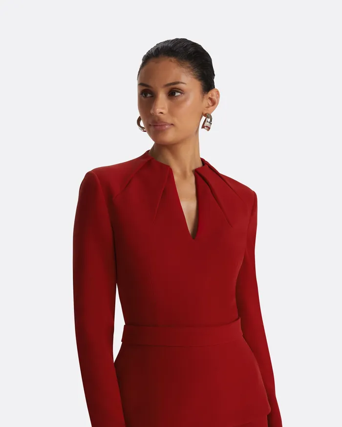 Icons Women Blanca Azalea Red Top Azalea Red Safiyaa