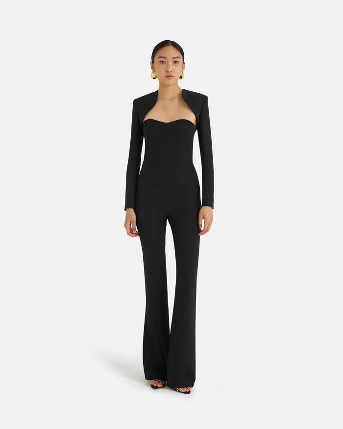Immie Black Jumpsuit Black Jumpsuits Safiyaa Women