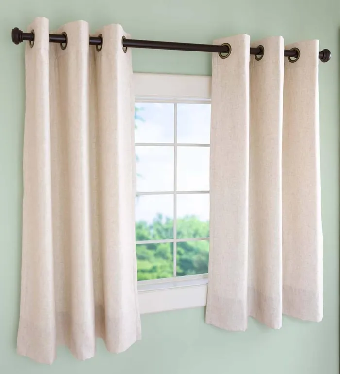Indoor Living Insulated Short Curtain Panels GrommetTop Plow and Hearth Insulated Curtains Indoor Living Insulated Short Curtain Panels GrommetTop Plow and Hearth Insulated Curtains
