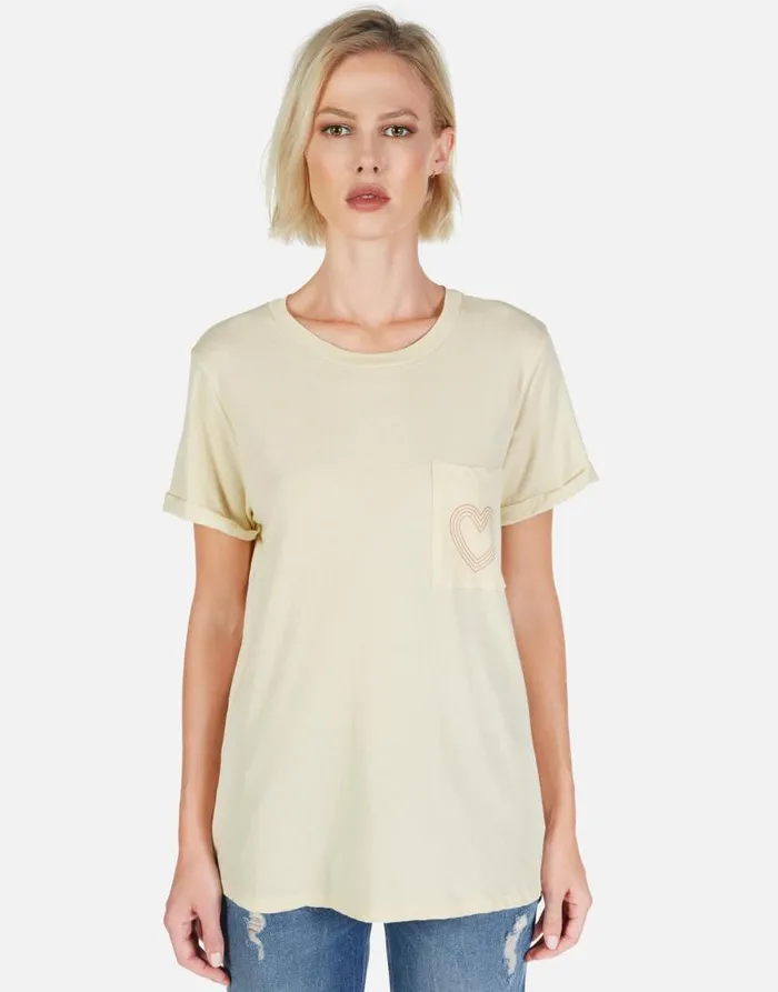 Iris Peace U0026 Love Butterfly French Vanilla Women Lauren Moshi Short Sleeve