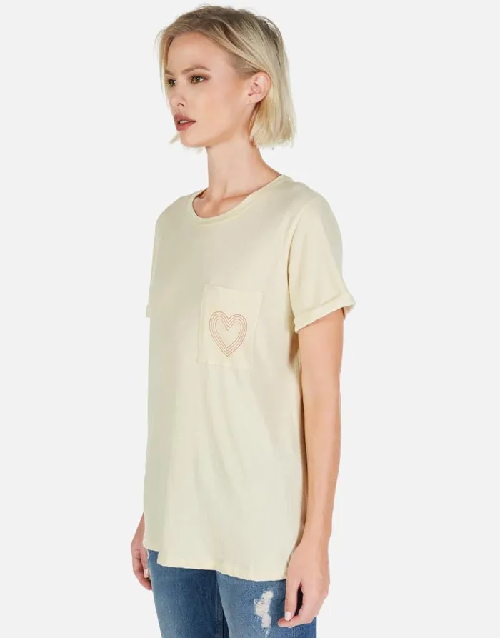 Iris Peace U0026 Love Butterfly French Vanilla Women Lauren Moshi Short Sleeve