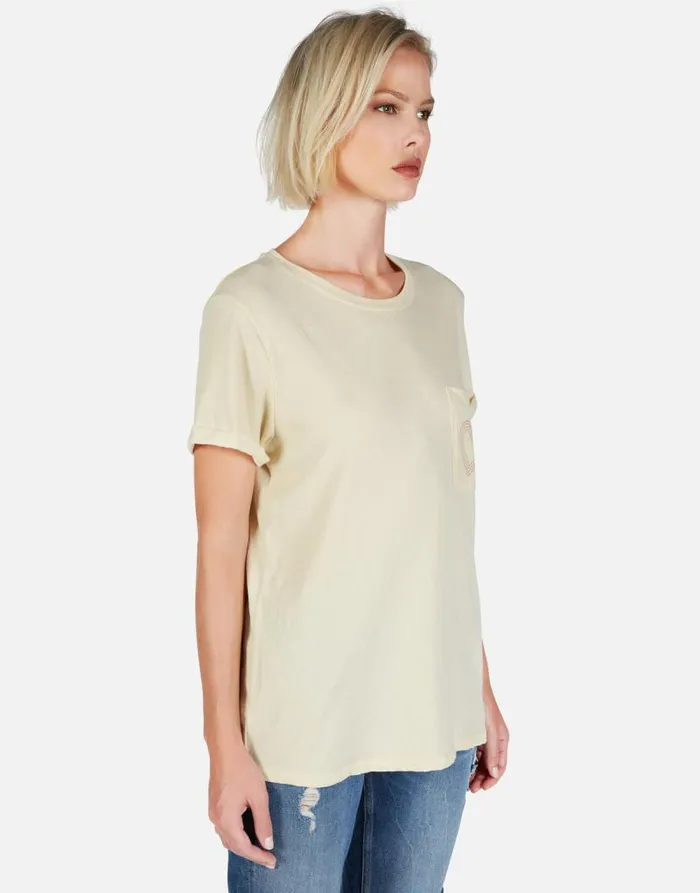 Iris Peace U0026 Love Butterfly French Vanilla Women Lauren Moshi Short Sleeve