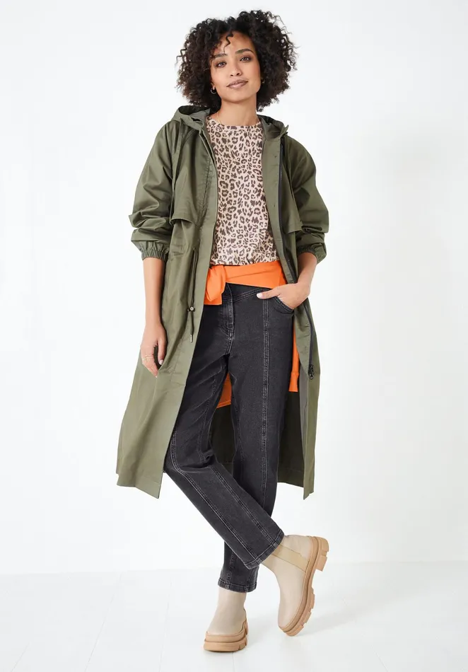 Jackets and Coats Women Hush Meyer Stretch Cotton Parka Khaki