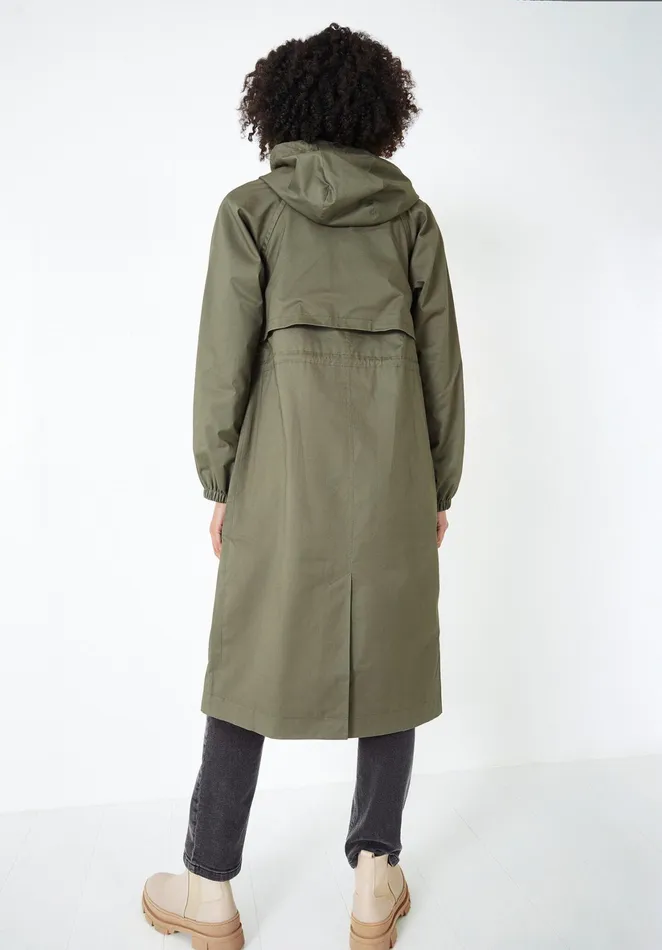 Jackets and Coats Women Hush Meyer Stretch Cotton Parka Khaki