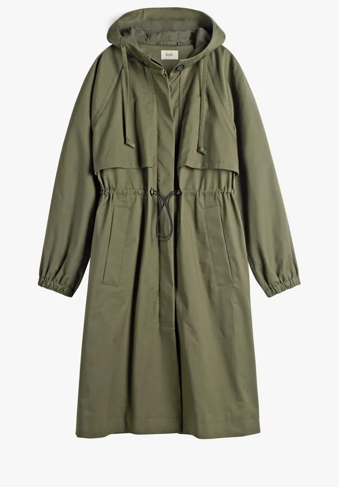 Jackets and Coats Women Hush Meyer Stretch Cotton Parka Khaki