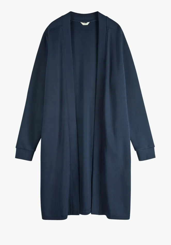 Jackets and Coats Women Hush Ribbed Jersey Jacket Midnight Navy Blue