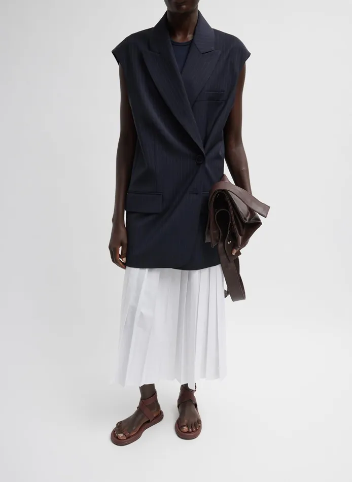Jackets and Outerwear Women Tibi Dominic Pinstripe Liam Vest