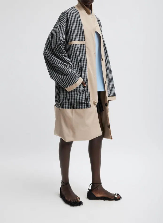 Jackets and Outerwear Women Tibi Reversible Cuffed Trench