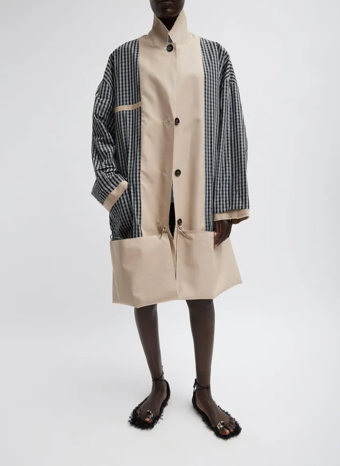 Jackets and Outerwear Women Tibi Reversible Cuffed Trench