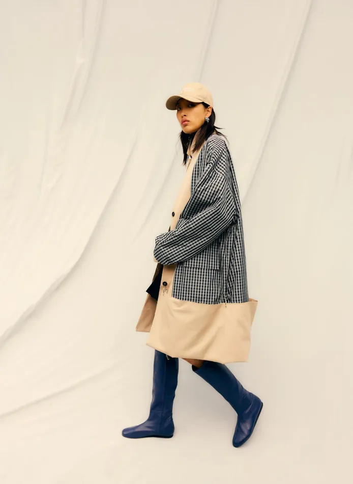 Jackets and Outerwear Women Tibi Reversible Cuffed Trench