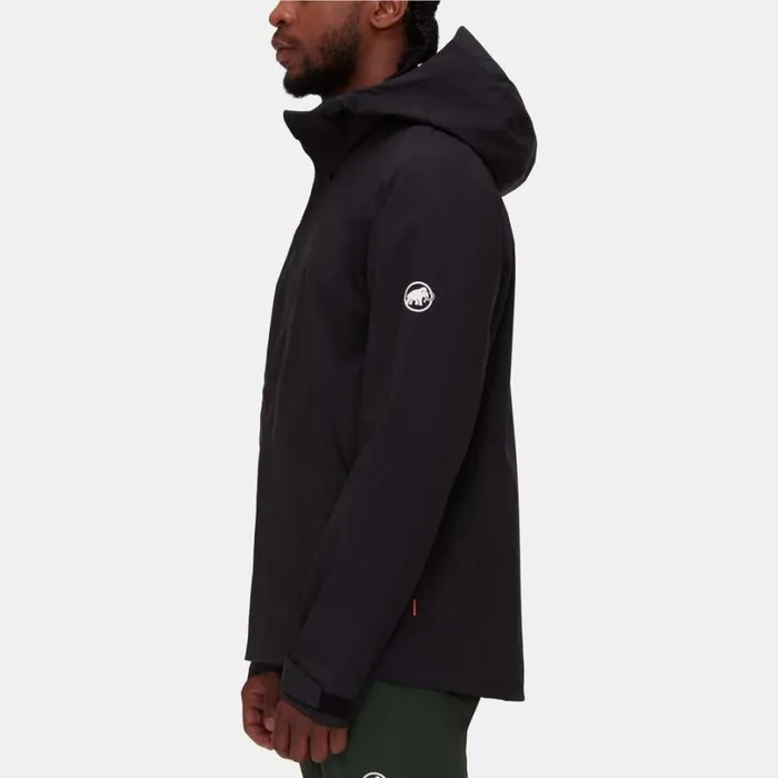 Jackets and Vests Men Mammut Alto HS Hooded Jacket Black Jackets and Vests Men Mammut Alto HS Hooded Jacket Black