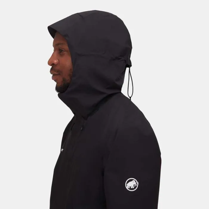 Jackets and Vests Men Mammut Alto HS Hooded Jacket Black Jackets and Vests Men Mammut Alto HS Hooded Jacket Black