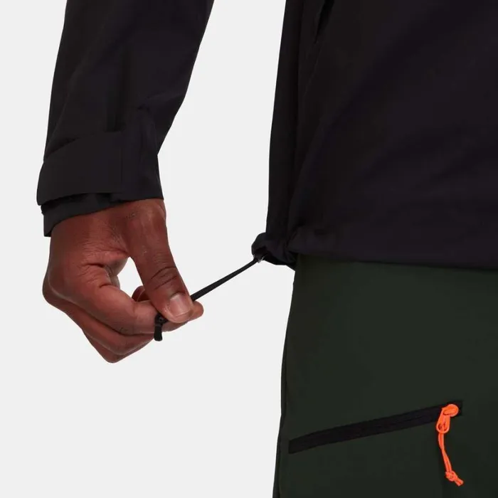 Jackets and Vests Men Mammut Alto HS Hooded Jacket Black Jackets and Vests Men Mammut Alto HS Hooded Jacket Black
