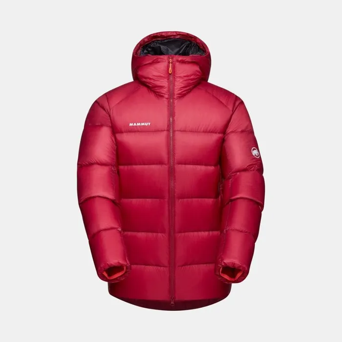 Jackets and Vests Men Mammut Meron IN Hooded Jacket Blood Redblack