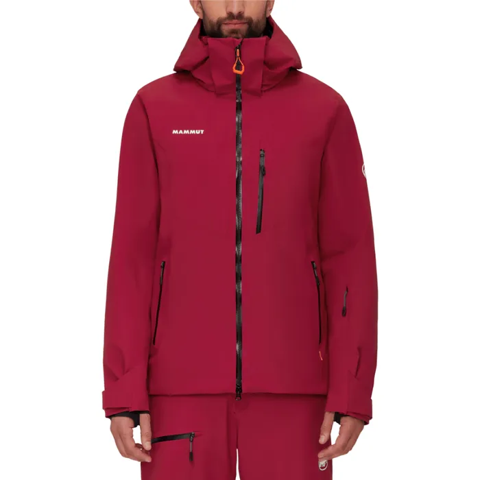 Jackets and Vests Men Mammut Stoney HS Thermo Jacket Blood Redblack Jackets and Vests Men Mammut Stoney HS Thermo Jacket Blood Redblack