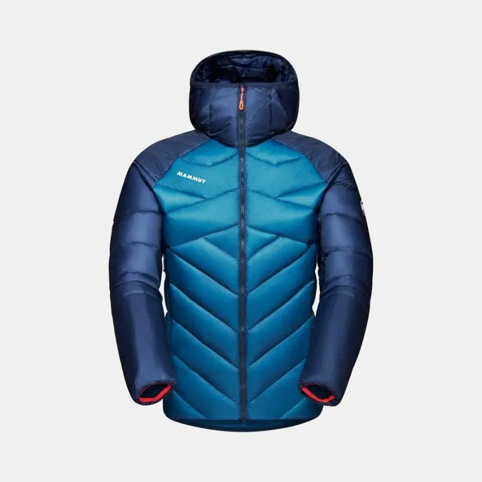 Jackets and Vests Men Mammut Taiss IN Hooded Jacket Deep Icemarine