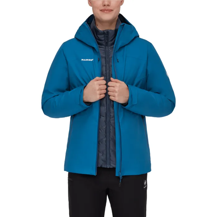 Jackets and Vests Women Mammut Convey 3 In 1 HS Hooded Jacket Deep Icemarine Jackets and Vests Women Mammut Convey 3 In 1 HS Hooded Jacket Deep Icemarine