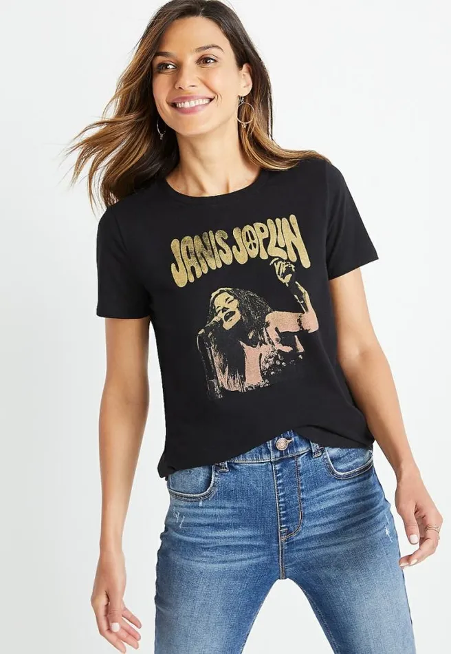 Janis Joplin Graphic Tee Women Maurices Tops