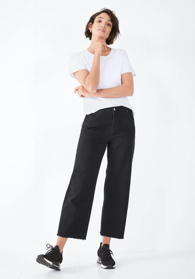 Jeans Women Hush Rey Barrel Jeans Washed Black