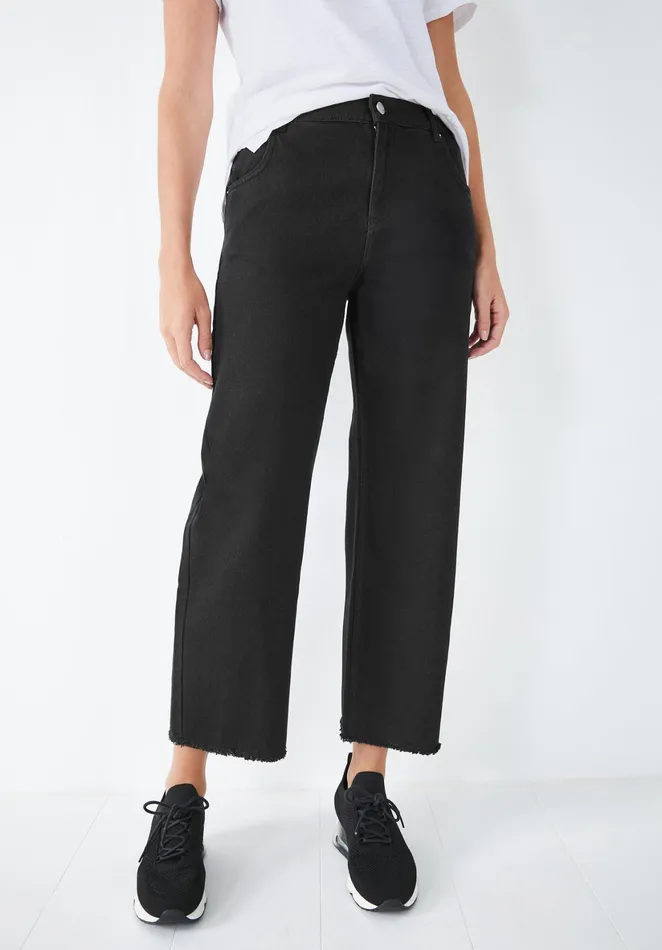 Jeans Women Hush Rey Barrel Jeans Washed Black