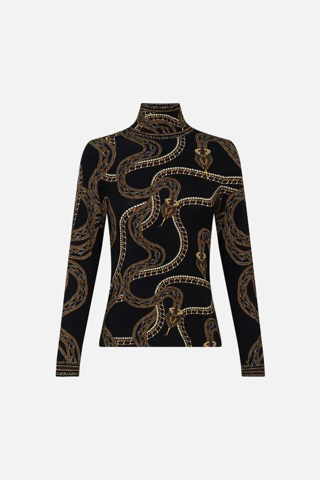 JERSEY TURTLENECK CALL ME CLEOPATRA Call Me Cleopatra Womens Camilla Tees