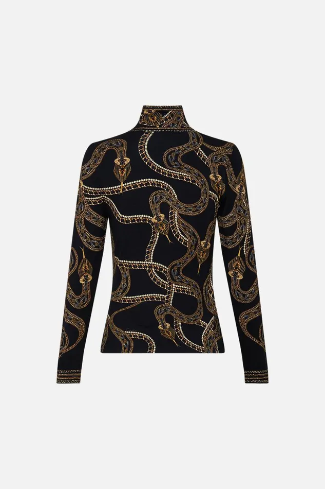 JERSEY TURTLENECK CALL ME CLEOPATRA Call Me Cleopatra Womens Camilla Tees