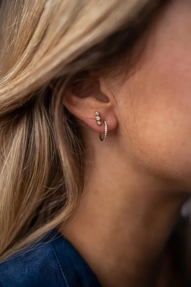 Jewelry and Accessories Earrings Easy Clothes Golden Lya Piercing Jewelry and Accessories Earrings Easy Clothes Golden Lya Piercing