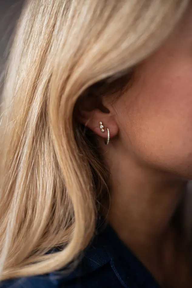 Jewelry and Accessories Earrings Easy Clothes Golden Lya Piercing Jewelry and Accessories Earrings Easy Clothes Golden Lya Piercing