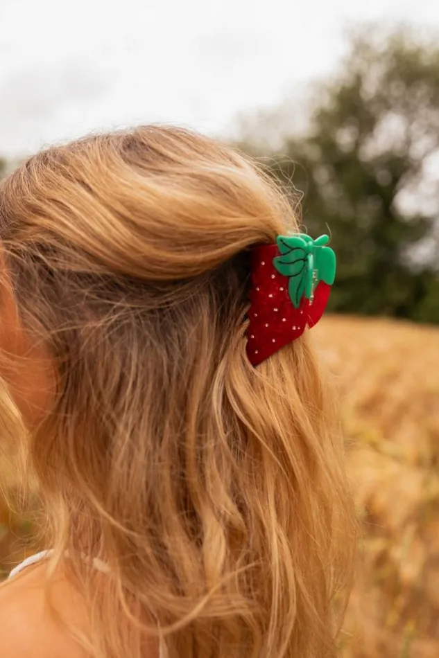 Jewelry and Accessories Hair Clips Easy Clothes Strawberry Hair Clip