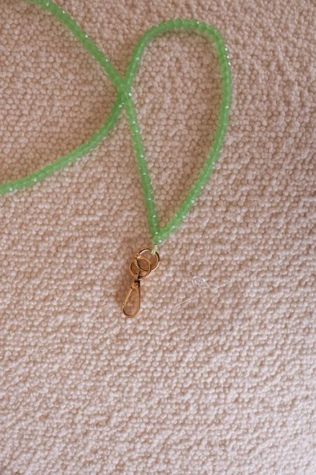 Jewelry and Accessories Phone Accessories Easy Clothes Green Pearl Louha Phone Lanyard Green Jewelry and Accessories Phone Accessories Easy Clothes Green Pearl Louha Phone Lanyard Green