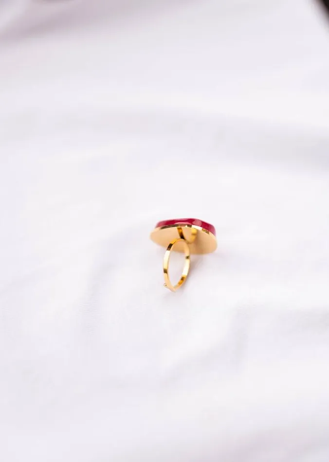 Jewelry and Accessories Rings Easy Clothes Pink Nick Ring Pink
