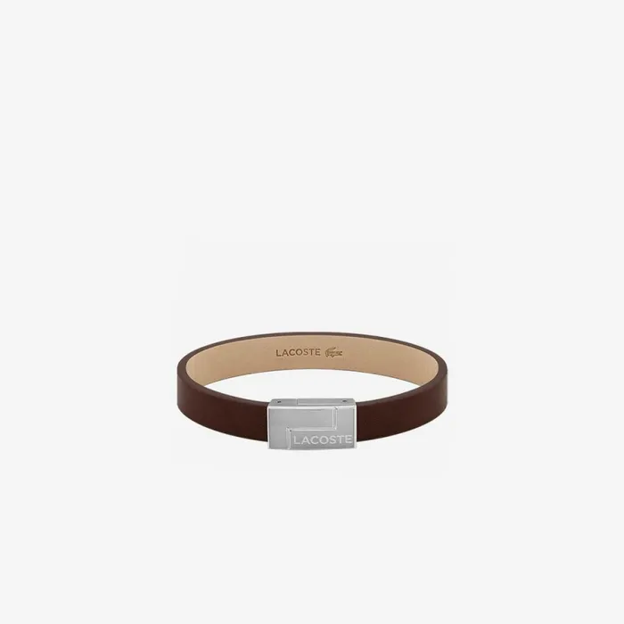 Jewelry Men Lacoste Men039s Lacoste Traveler Bracelet Brown 210