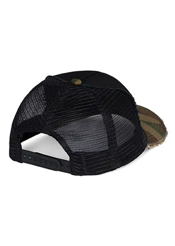 Jilly Crystal Red Lip Black Camo Women Lauren Moshi Hats