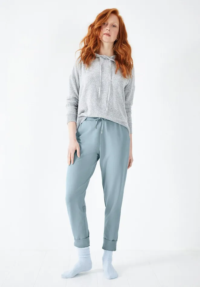 Joggers and Leggings Women Hush Laurel Relaxed Joggers Soft Blue
