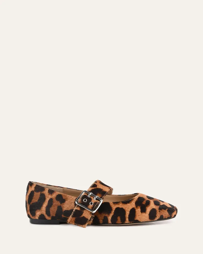 jomercer CASUAL Women Sarah casual flats ocelot leather