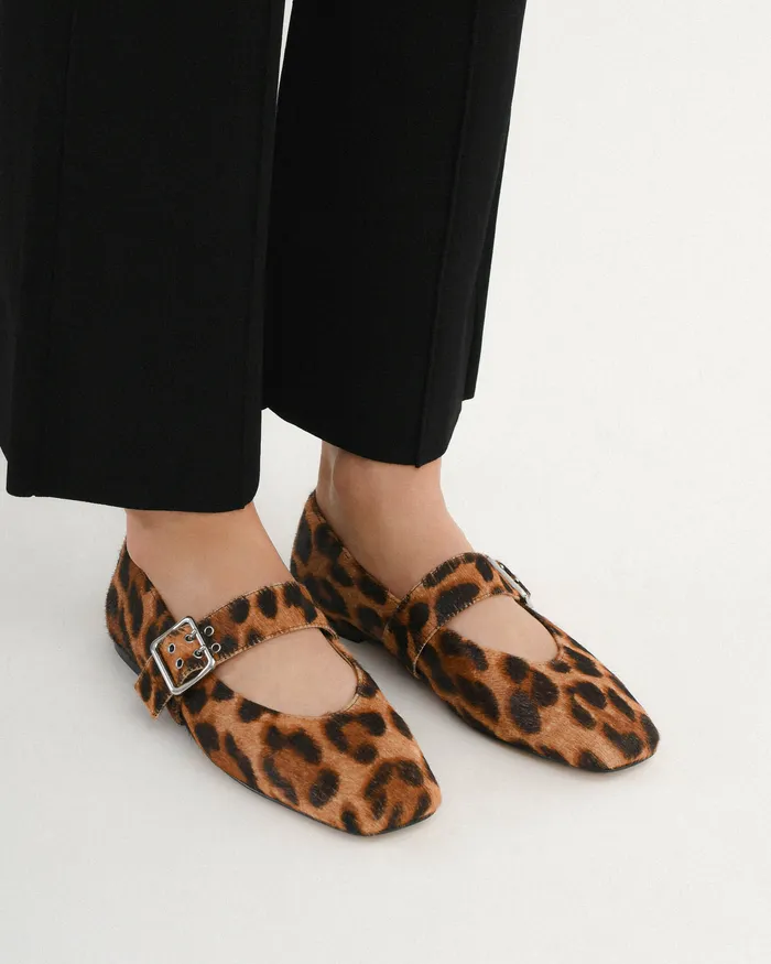jomercer CASUAL Women Sarah casual flats ocelot leather jomercer CASUAL Women Sarah casual flats ocelot leather