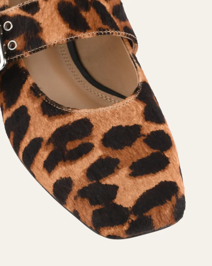 jomercer CASUAL Women Sarah casual flats ocelot leather jomercer CASUAL Women Sarah casual flats ocelot leather