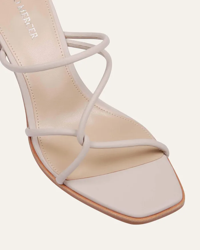 jomercer MID HEELS Women Novi mid heel sandals bone leather jomercer MID HEELS Women Novi mid heel sandals bone leather