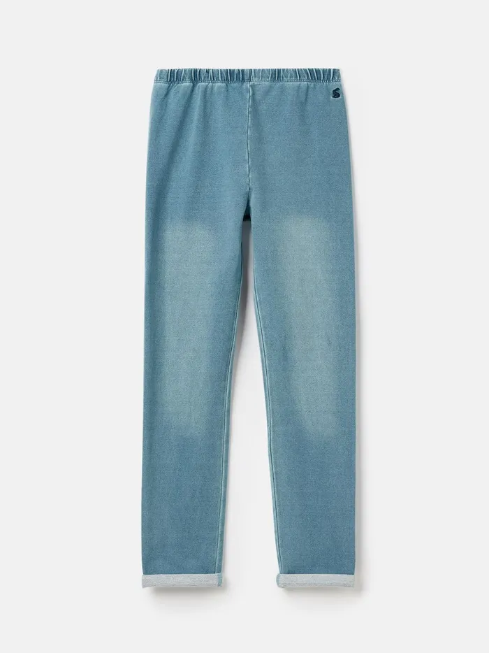 Joules Trousers and Leggings Girls Blue Denim Leggings